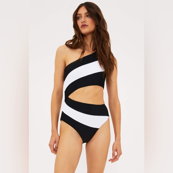 Beach Riot Other - BEACH RIOT Joyce One Piece Black & White, Size Medium, $168